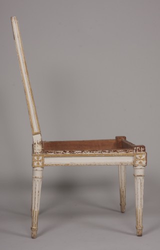 Seating  - Set of four Louis XVI chairs