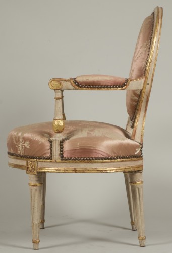 Antiquités - Pair Of Armchairs by Delaunay