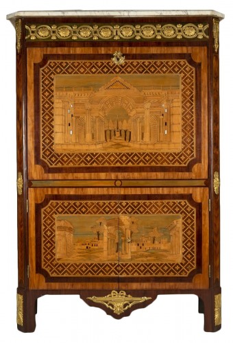 18th Century Secretaire Abattant by Letellier