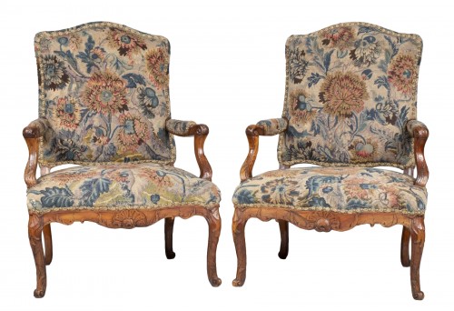 Pair Of French Régence Armchairs