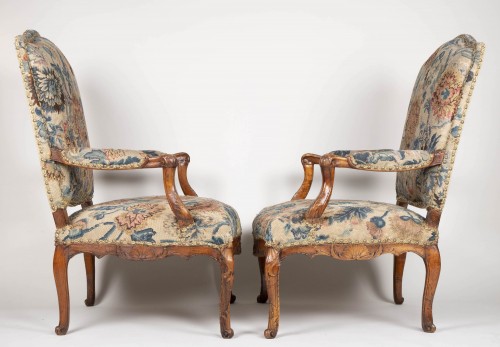 Pair Of French Régence Armchairs - Seating Style French Regence