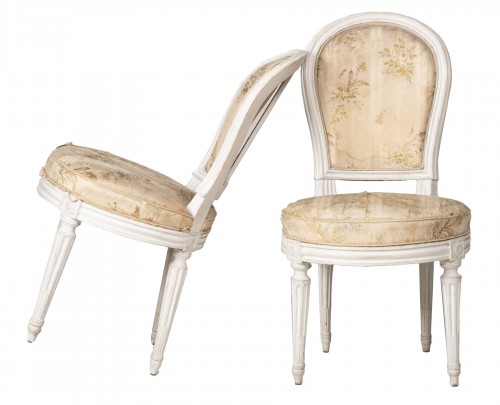 Paire de chaises de chambre par Henri Jacob