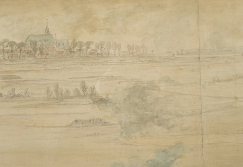 Louis XV - Charles Cozette_View on Furnes siege 