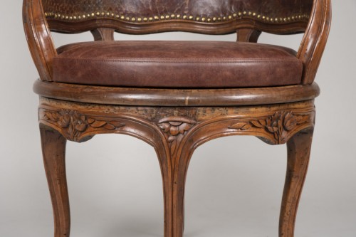 Antiquités - Louis XV Cabinet Armchair