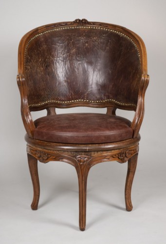 Antiquités - Louis XV Cabinet Armchair