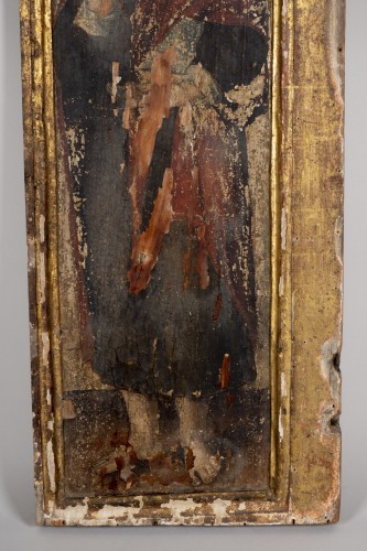 XIe au XVe siècle - Paire de panneaux d'un triptyque, travail florentin du XVe