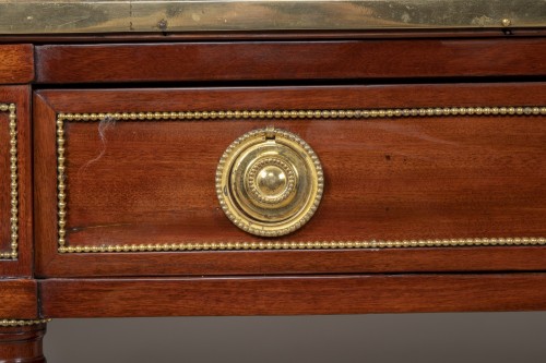 Great Louis XVI mahogany console stamped by Fidelys Schey - 