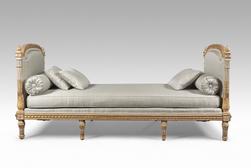 Furniture  - Louis XVI Bed of rest  stamped Georges Jacob