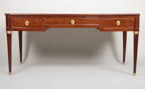 Furniture  - Louis XVI mahogany desk attributed to Fidelys Schey