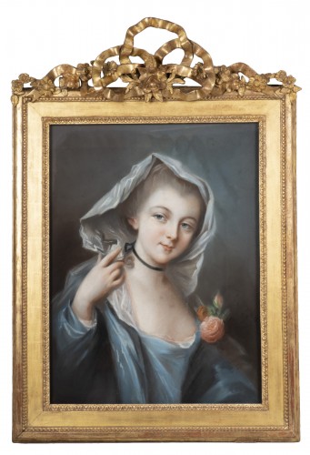 Presumed portrait of François Boucher&#039;s daughter, J. E. V. Deshays