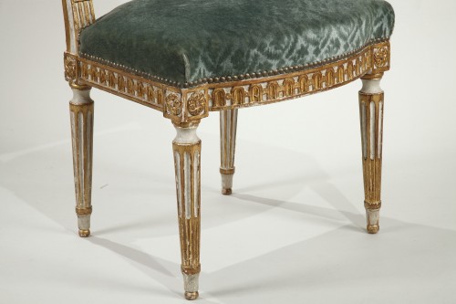  - 12 Louis XVI style chairs 