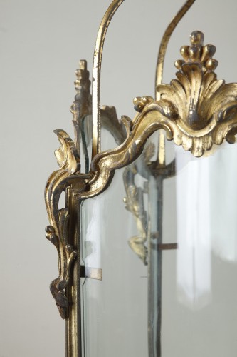 Antiquités - Pair Of Gilt Bronze Lanterns