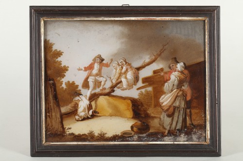 Antiquités - The Spanking And The Swing - 18th century school