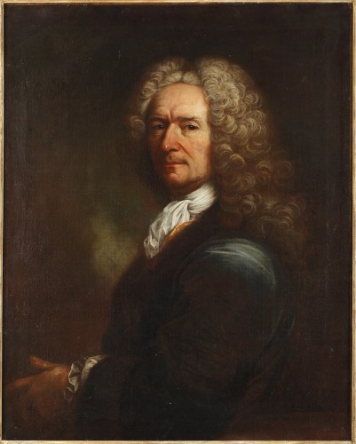 Tableaux et dessins Tableaux XVIIIe siècle - Portrait de Monsieur David François de Rognon de Neuchâtel