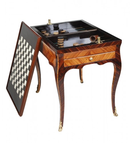 Table tric trac d'époque Louis XV