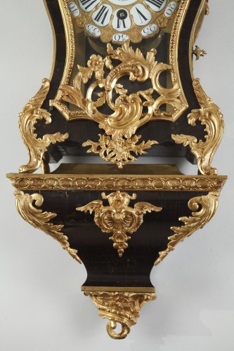 Horlogerie Cartel - Cartel et sa console d'applique d'époque Louis XV