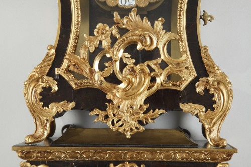 18th century - Louis XV Brown tortoiseshell Cartel and its wall bracket 