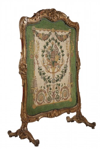 French Régence  screen Attributed to Foliot