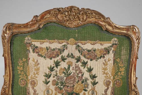 French Régence  screen Attributed to Foliot - 