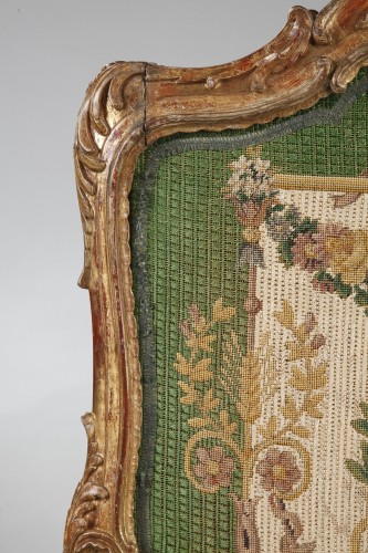 Louis XV - French Régence  screen Attributed to Foliot