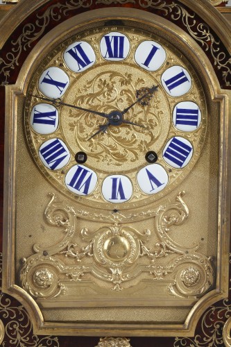 Horology  - Louis XIV cartel &quot;en religieuse&quot; signed Ourry à Paris