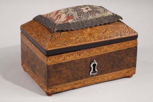 Small Sewing Box Attributed To Hache - Objects of Vertu Style 