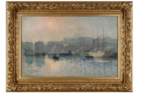 Edouard CREMIEUX (1856-1944) The port of Marseille