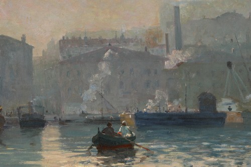 Antiquités - Edouard CREMIEUX (1856-1944) The port of Marseille