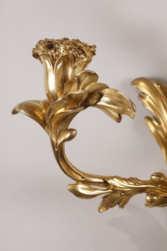 19th century - Pair of Sconces by Henry DASSON