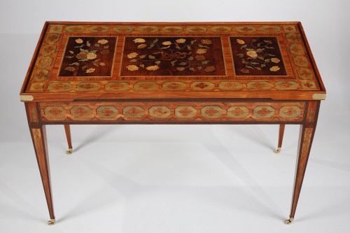 Louis XVI tric trac table attributed to Pierre Garnier - Furniture Style Louis XVI
