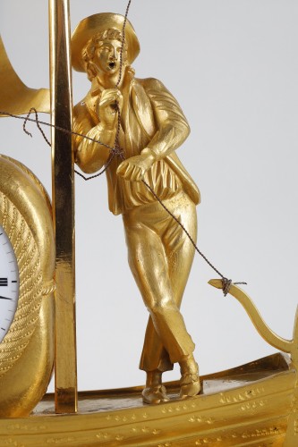 Clock with sailor - 