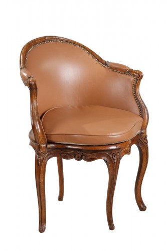 Fauteuil de bureau d’époque Louis XV