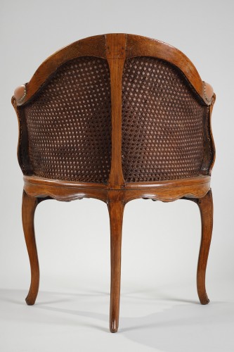 XVIIIe siècle - Fauteuil de bureau d’époque Louis XV