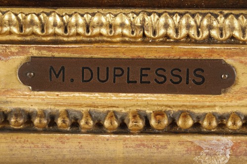 Antiquités - Claude Michel Hamon DUPLESSIS (1770-1799) – La halte des voyageurs