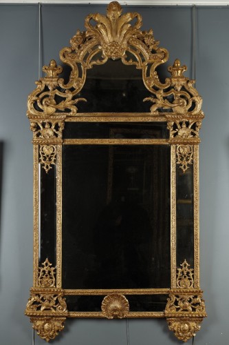 Great miror French Régence period - French Regence