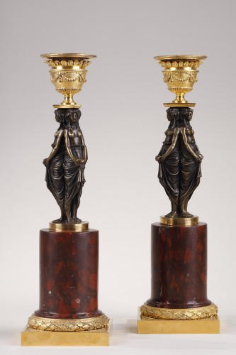 Lighting  - Pair of candlesticks