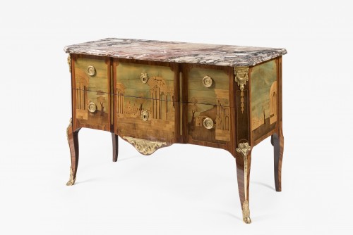 Transition Commode attributed To Gilbert - Furniture Style Transition