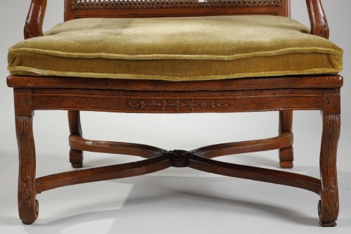 Large fauteuil d’époque régence ayant appartenu à Sarah Bernhardt - Régence