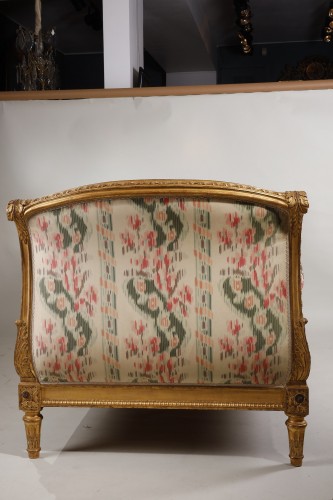 Antiquités - Giltwood Daybed stamped N.HEURTAUT