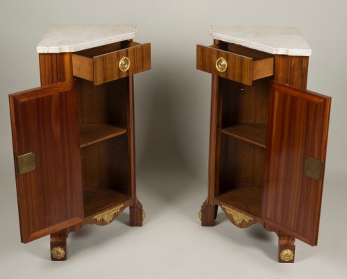  Pair of encoignures from the Chateau de Chanteloup - Furniture Style Louis XVI