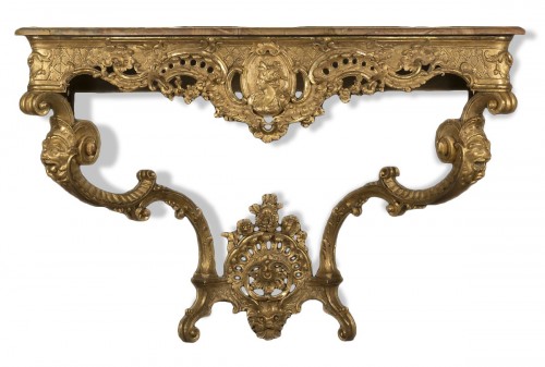 French Régence console attributed to Toro
