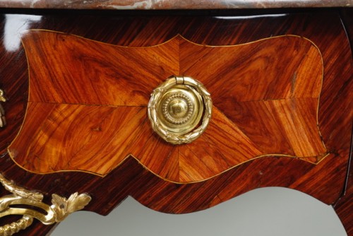 18th century - Small Louis XV Period Wall Console Attributed To Jean Popsel