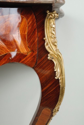Small Louis XV Period Wall Console Attributed To Jean Popsel - Louis XV