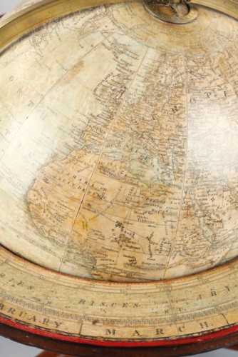 Globe terrestre de la manufacture Newton and Sons, London - Louis-Philippe