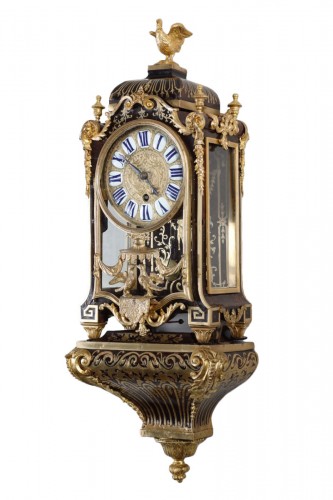 Small Boulle Cartel From The Regency Period Of Saint Martin, In Paris