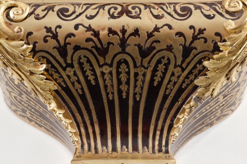 Small Boulle Cartel From The Regency Period Of Saint Martin, In Paris - 