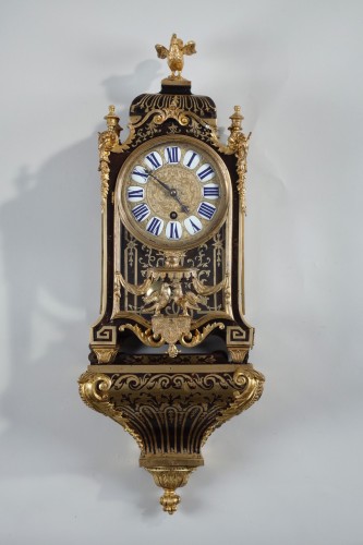 Small Boulle Cartel From The Regency Period Of Saint Martin, In Paris - French Regence