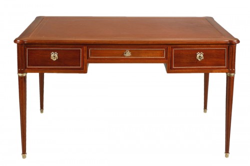 Large Louis XVI Mahogany Desk