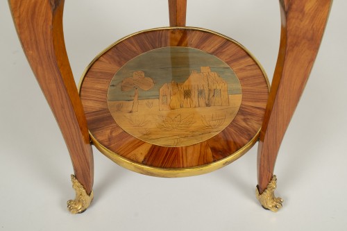 Mobilier Table & Guéridon - Chiffonnière tambour attribuée à André Louis Gilbert