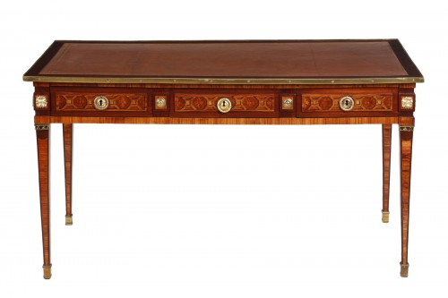  Louis XVI period flat desk attributed to MONTIGNY